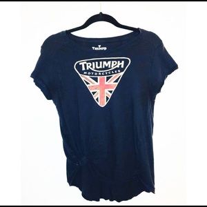 Lucky Brand X Triumph Motorcycles collab T-Shirt☘️